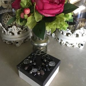 Gorgeous Silpada Silver Shades of Gray Cha Cha Bracelet